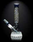 Telekinesis 11" Dark Blue Frit Beaker Bong