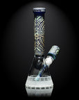 Telekinesis 11" Dark Blue Frit Beaker Bong