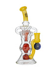 Calibear Ttriple Arm Swiss Fab Incycler Dab Rig W/ Marble