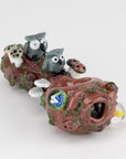 Empire Glassworks “Hootie’s Forest” Glass Hand Pipe – 4½″ – US-Made