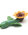 Empire Glassworks “Sunflower” Glass Sherlock Pipe – 5½″ – US-Made