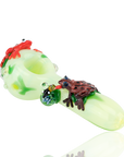 Empire Glassworks “Ribbit” Glass Hand Pipe – 4½″ – US-Made