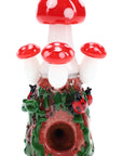 Empire Glassworks “Mushrooms” Glass Hand Pipe – 4″ – US-Made