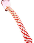 Swirl Striped Glass Sherlock Pipe “Neon Ripple” – 7.5″ – Assorted