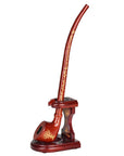 Pulsar Shire Pipes x LoTR RIVENDELL Pipe & MIDDLE-EARTH Pipe Stand Bundle - 12.75"