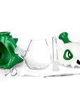 Skull Beast Silicone and Glass Water Pipe + Dab Tool - 8.75" / 14mm F / Colors Vary