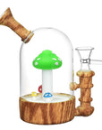 Shroom Family Bell Jar Water Pipe - 5.5" / 14mm F