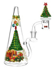 Presents Under The Tree Glass Dab Rig Set - 8" / 14mm F