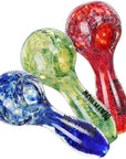 Death Row Records US Frit Glass Spoon Pipe | 4"