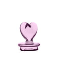 Pink Heart Dry Puffco Peak Glass Attachment | Calibear