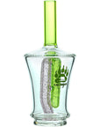 Calibear Encased Recycler Glass Attachment for Puffco Peak OG & Pro | 5.9" Pinhole Perc Replacement Top