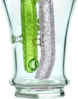 Calibear Encased Recycler Glass Attachment for Puffco Peak OG & Pro | 5.9" Pinhole Perc Replacement Top