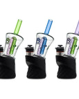 Calibear Encased Recycler Glass Attachment for Puffco Peak OG & Pro | 5.9" Pinhole Perc Replacement Top