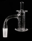 Full Weld Lotus Blender Slurp Quartz Banger Kit | Complete Kit Profile View | Golden Goat Quartz