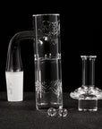 Hurricane Quartz Banger Kit | Complete Kit Disassembled View | Golden Goat Quartz