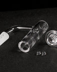 Hurricane Quartz Banger Kit | Complete Kit Disassembled Prone View | Golden Goat Quartz
