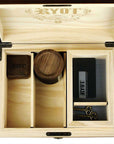 HUMIDOR WALNUT COMBO BOX (8X11)
