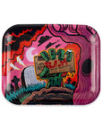 Raw Rolling Tray - Metal - Zombie - Large