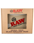 RAW Double Thick Glass Rolling Tray
