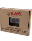 RAW Double Thick Glass Rolling Tray