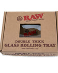 RAW Double Thick Glass Rolling Tray