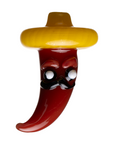Human Grade Chili Pepper Glass Carb Cap
