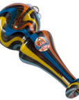 Crush Eye Candy Artisan Hand Pipe - Vibrant Borosilicate Glass Spoon, 4"