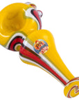 Crush Eye Candy Artisan Hand Pipe - Vibrant Borosilicate Glass Spoon, 4"