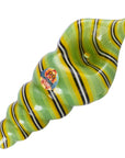 Crush Eye Candy Sea Shell Hand Pipe in Vibrant Colors - 4" Borosilicate Glass