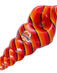 Crush Eye Candy Sea Shell Hand Pipe in Vibrant Colors - 4" Borosilicate Glass