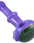 Crush Eye Candy 3D Floral Slime Glass Spoon Pipe - Multi-Color π