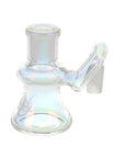 4CT BUNDLE - Pulsar Electroplated Glass Dropdown Ash Catcher - 14mm / 90D / Assorted Colors
