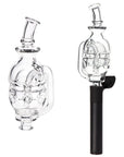 Pulsar Fab Egg Bubbler Glass Mouthpiece Attachment for Puffco Pivot - 5" / Clear