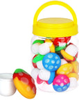 25CT JAR - Mushroom Silicone Concentrate Container - 5ml / Assorted Colors