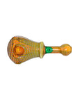 Speckled Head Spoon Pipe W/ Slim Handle