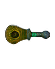 Speckled Head Spoon Pipe W/ Slim Handle