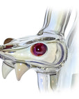 Calibear Spirit Snake Glass Attachment with Opal Eyes for Puffco Peak OG & Pro