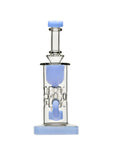 Calibear Straight Fab Klein Dab Rig | 9" Seed of Life Perc Borosilicate Glass Rig