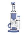 Calibear Straight Fab Klein Dab Rig | 9" Seed of Life Perc Borosilicate Glass Rig