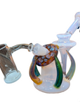 Vortex Recycler Dab Rig With Golden Goat Banger