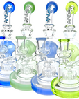 9" AFM Swiss Shower-Head Perc Glass Dab Rig