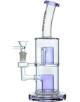 Borotech 9'' Clear Vision Dual Perc Water Pipe