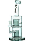 Borotech 9'' Clear Vision Dual Perc Water Pipe