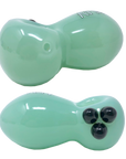3.5" AFM Egg Colored Borosilicate Glass Hand Pipe