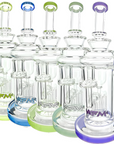AFM 10″ Power Station Color Glass Recycler Dab Rig