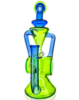10" AFM Barrel Blaster Colored Glass Recycler Dab Rig