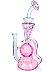 10" AFM Barrel Blaster Colored Glass Recycler Dab Rig