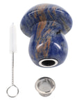 Astral Project 2″ Gemstone Shroom Pipe