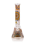 Mandala Myriad 14" Clear Beaker Bong