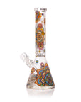 Mandala Myriad 14" Clear Beaker Bong